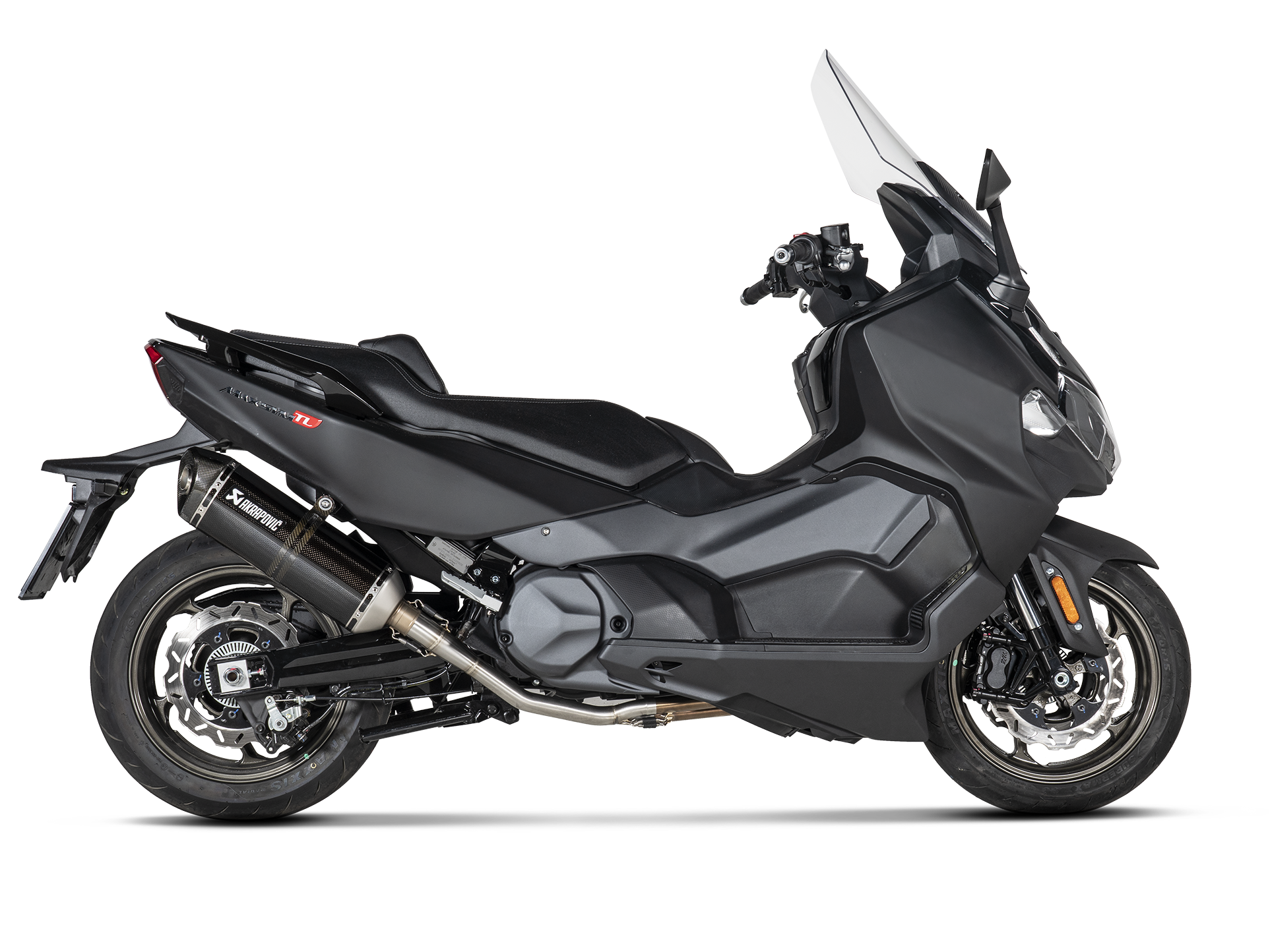 AKRAPOVIC S-SY5R1-RC SYM Maxsym TL (2020+) Exhaust System "Racing Line" (carbon) – Accessories in the 2WheelsHero Motorcycle Aftermarket Accessories and Parts Online Shop