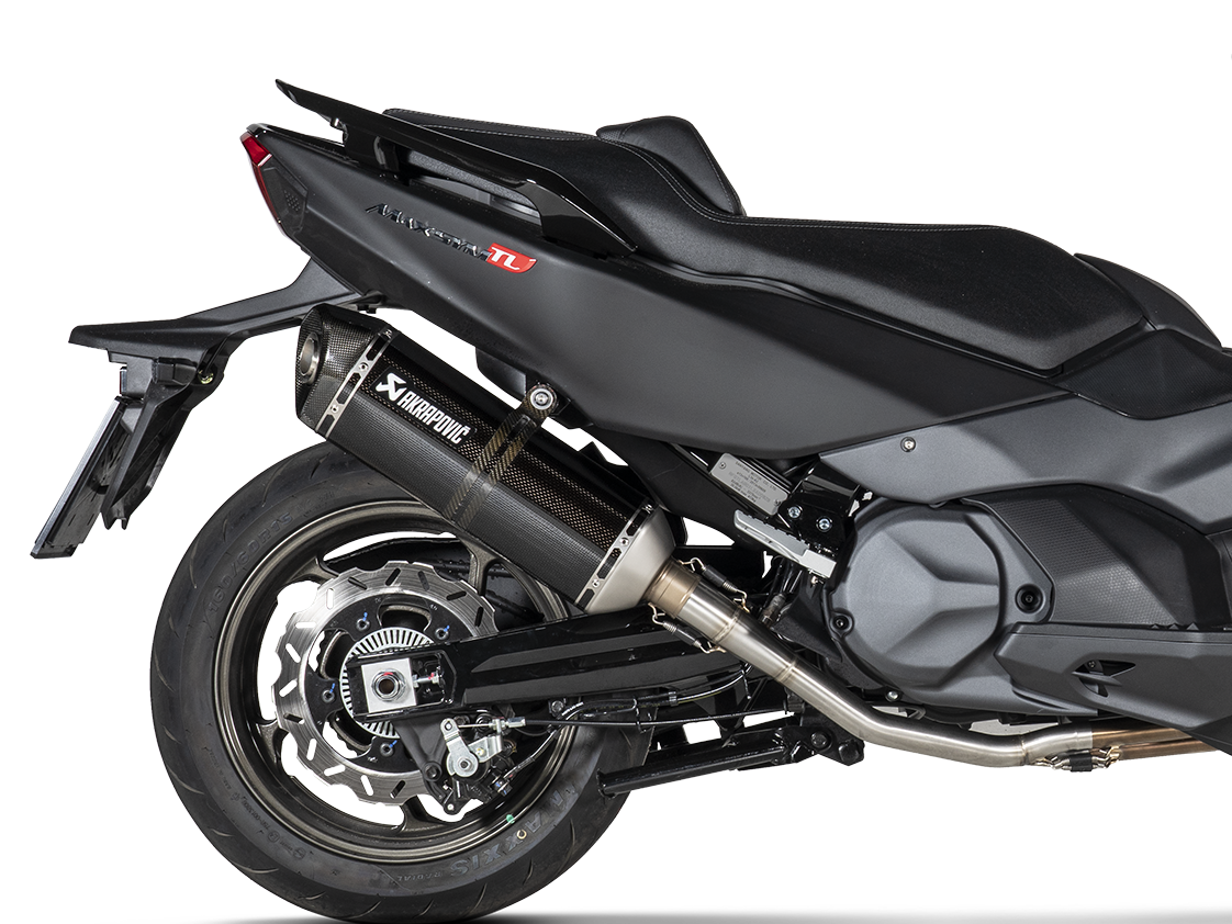AKRAPOVIC S-SY5R1-RC SYM Maxsym TL (2020+) Exhaust System "Racing Line" (carbon) – Accessories in the 2WheelsHero Motorcycle Aftermarket Accessories and Parts Online Shop
