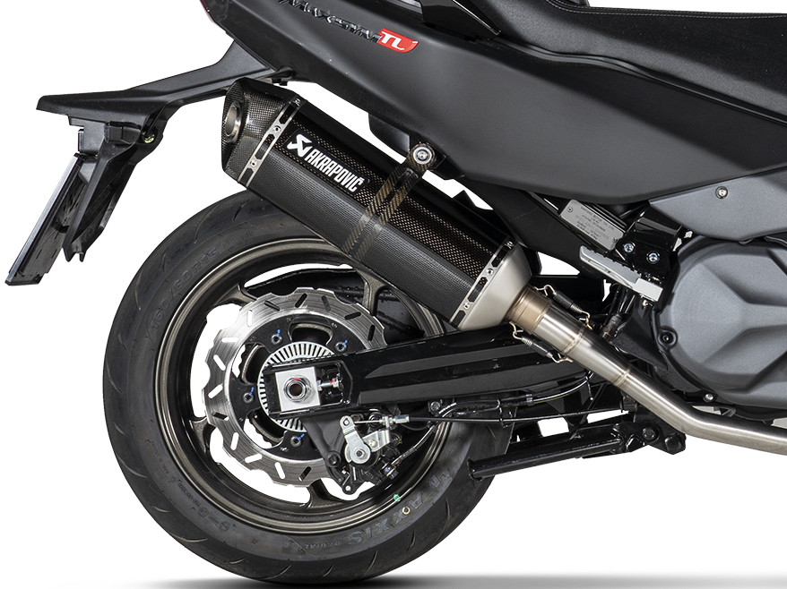 AKRAPOVIC S-SY5R1-RC Sym Maxsym TL (2020+) Exhaust System "Racing Line" (carbon) – Accessories in the 2WheelsHero Motorcycle Aftermarket Accessories and Parts Online Shop