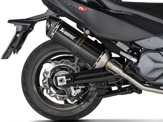 AKRAPOVIC S-SY5R1-RC Sym Maxsym TL (2020+) Exhaust System "Racing Line" (carbon) – Accessories in the 2WheelsHero Motorcycle Aftermarket Accessories and Parts Online Shop