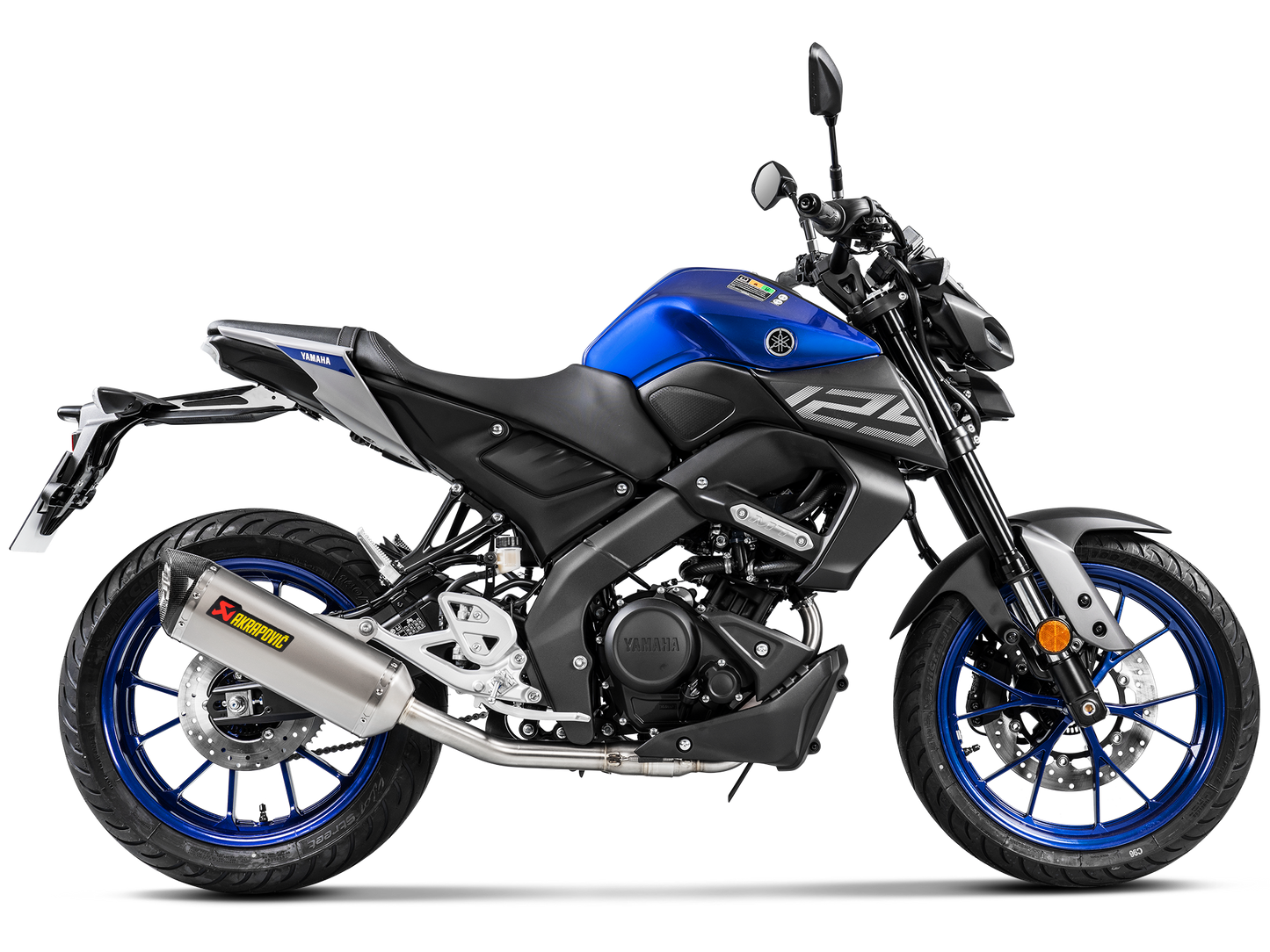 AKRAPOVIC S-Y125R6-HZT Yamaha MT-125 / YZF-R125 / R15 (2020+) Exhaust System "Racing Line" (titanium) – Accessories in the 2WheelsHero Motorcycle Aftermarket Accessories and Parts Online Shop