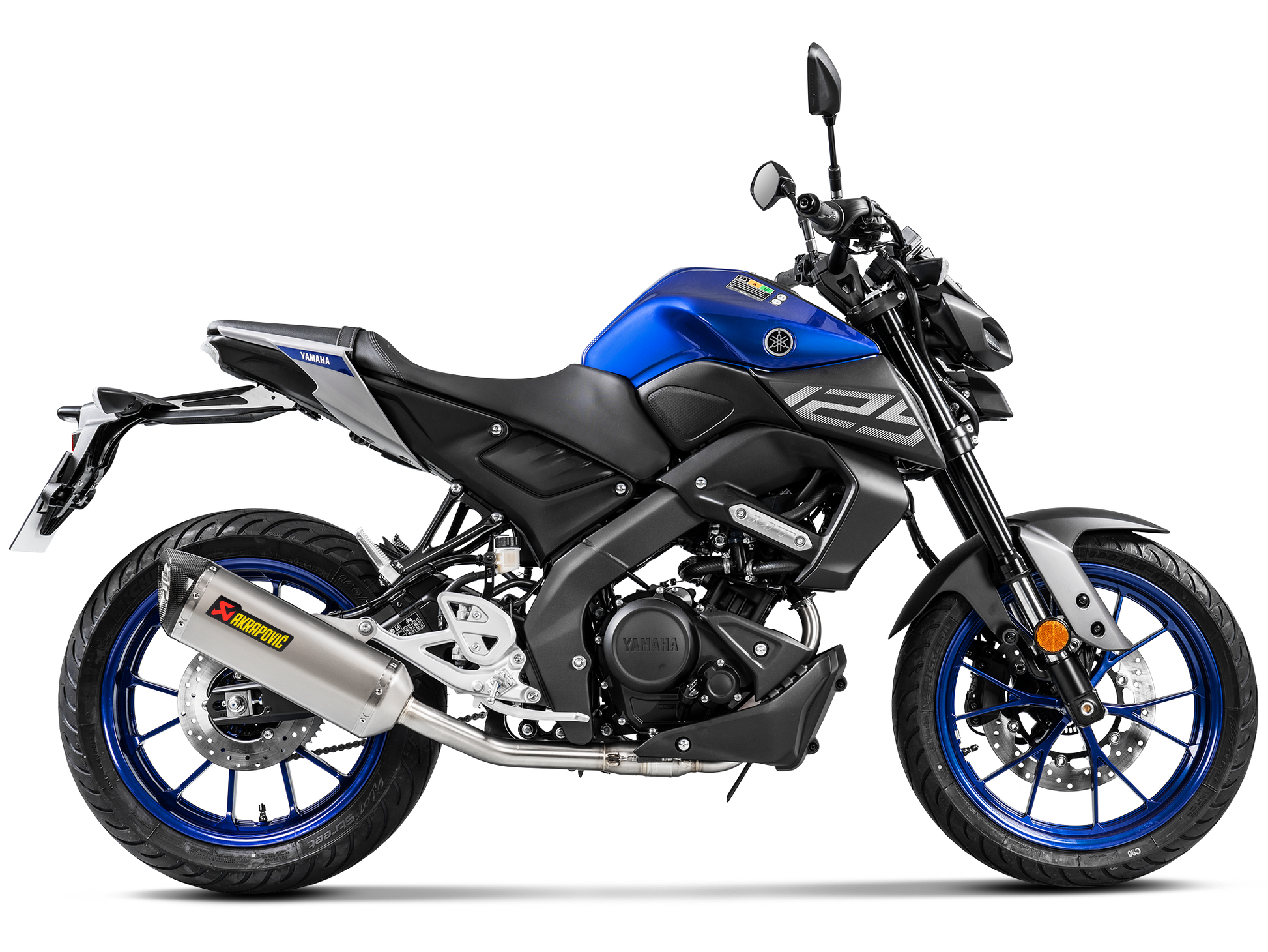 AKRAPOVIC S-Y125R6-HZT Yamaha MT-125 / YZF-R125 / R15 (2020+) Exhaust System "Racing Line" (titanium) – Accessories in the 2WheelsHero Motorcycle Aftermarket Accessories and Parts Online Shop
