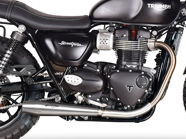 SPARK GTR0403 Triumph Street Twin 900 (16/18) Double Slip-on Exhaust "Sinfonia" (approved)