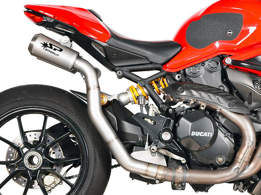 SPARK Ducati Monster 1200R High Position Slip-on Exhaust "MotoGP" (racing)