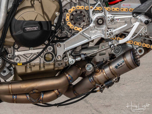 SPARK Ducati Panigale V4 Full Titanium Exhaust System "Grid-o" (racing)