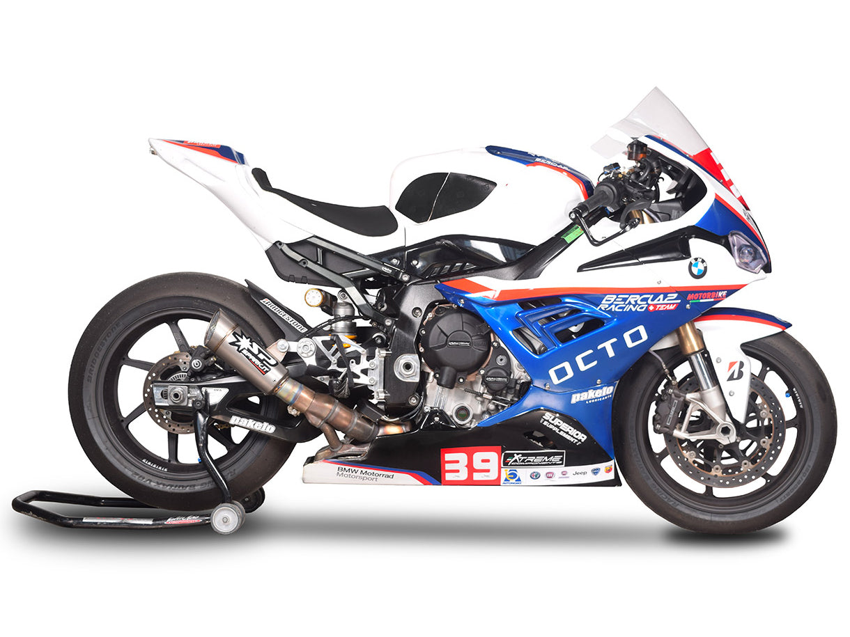 SPARK GBM0702 BMW S1000RR / M1000RR (2019+) Titanium Slip-on Exhaust "GRID-O" (racing)