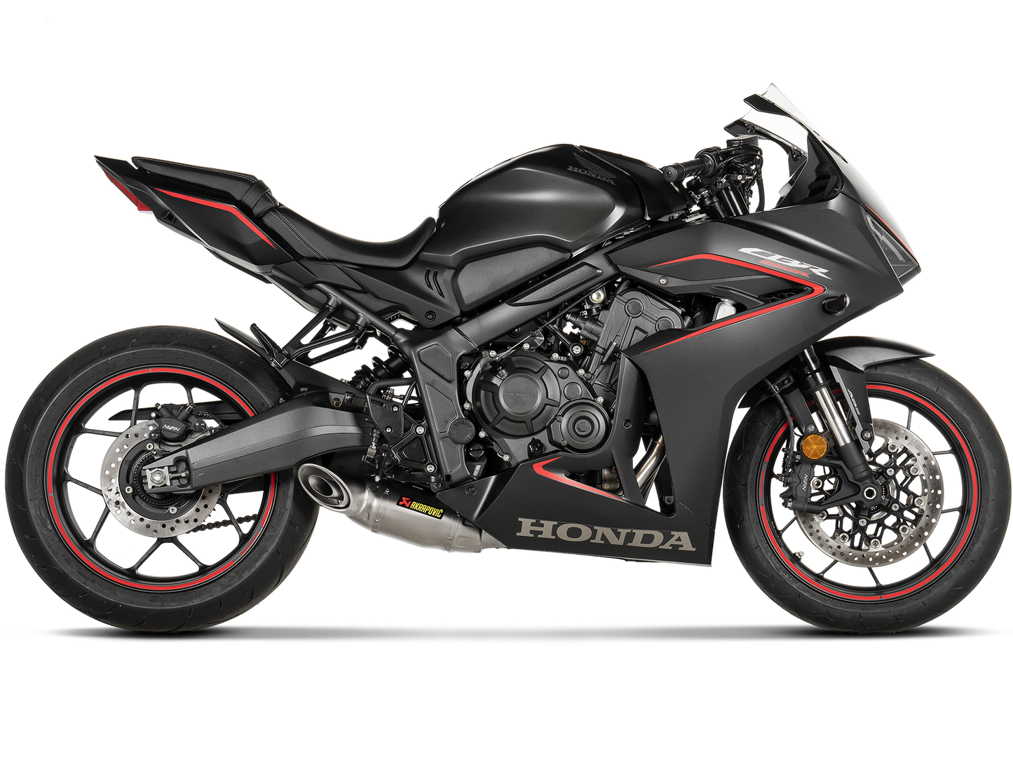 AKRAPOVIC S-H6R15-AFT Honda CB650R (2024+) Exhaust System "Racing Line" (titanium) – Accessories in the 2WheelsHero Motorcycle Aftermarket Accessories and Parts Online Shop