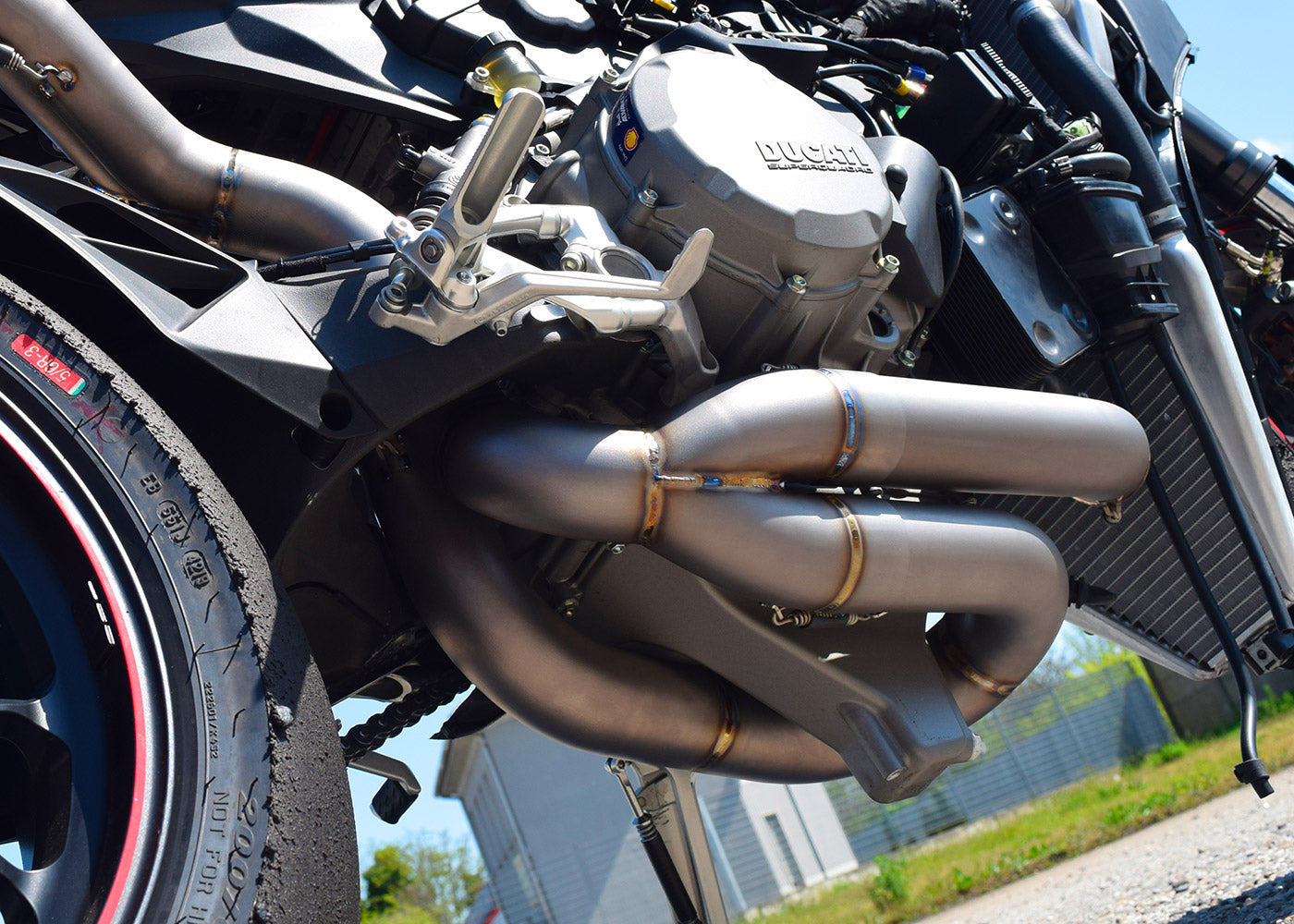 SPARK GDU8832 Ducati Panigale V2 / Streetfighter V2 Full Titanium Exhaust System "GRID-O" (racing)