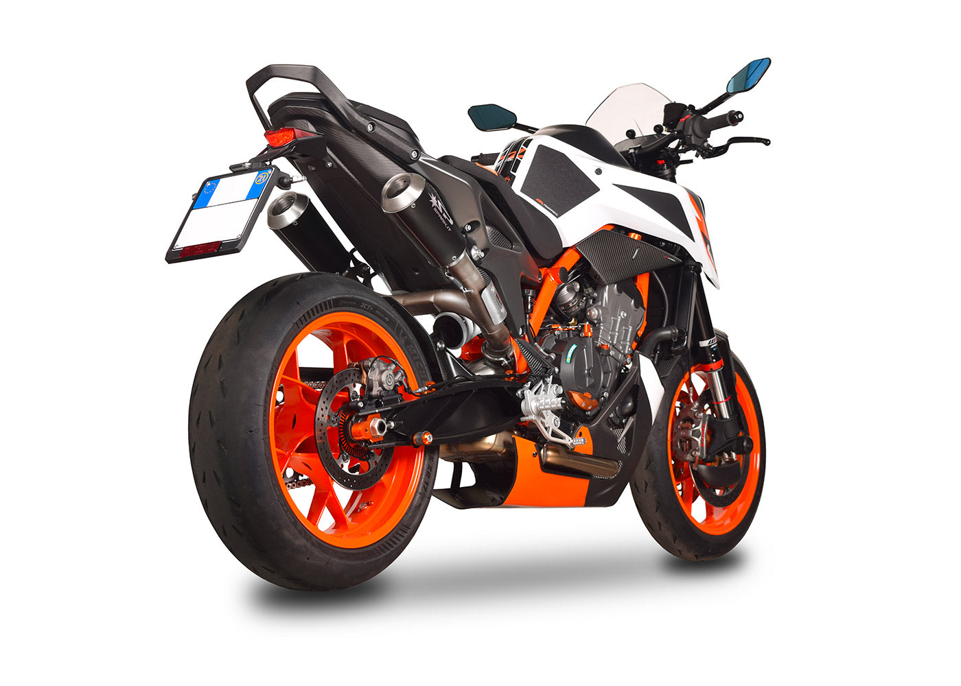 SPARK KTM 790/890 Duke/R Semi-Full Double Exhaust System "MotoGP" (EU homologated; dark)
