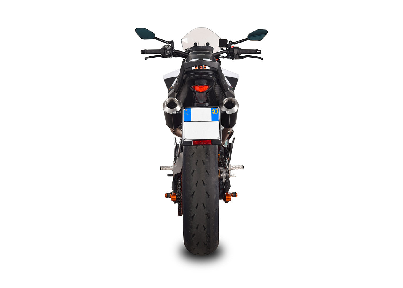 SPARK KTM 790/890 Duke/R Semi-Full Double Exhaust System "MotoGP" (EU homologated; dark)