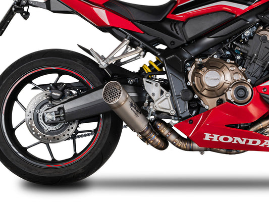 SPARK GHO8841 Honda CB650R / CBR650R (2019+) Titanium Full Exhaust System "Grid-O" (racing)
