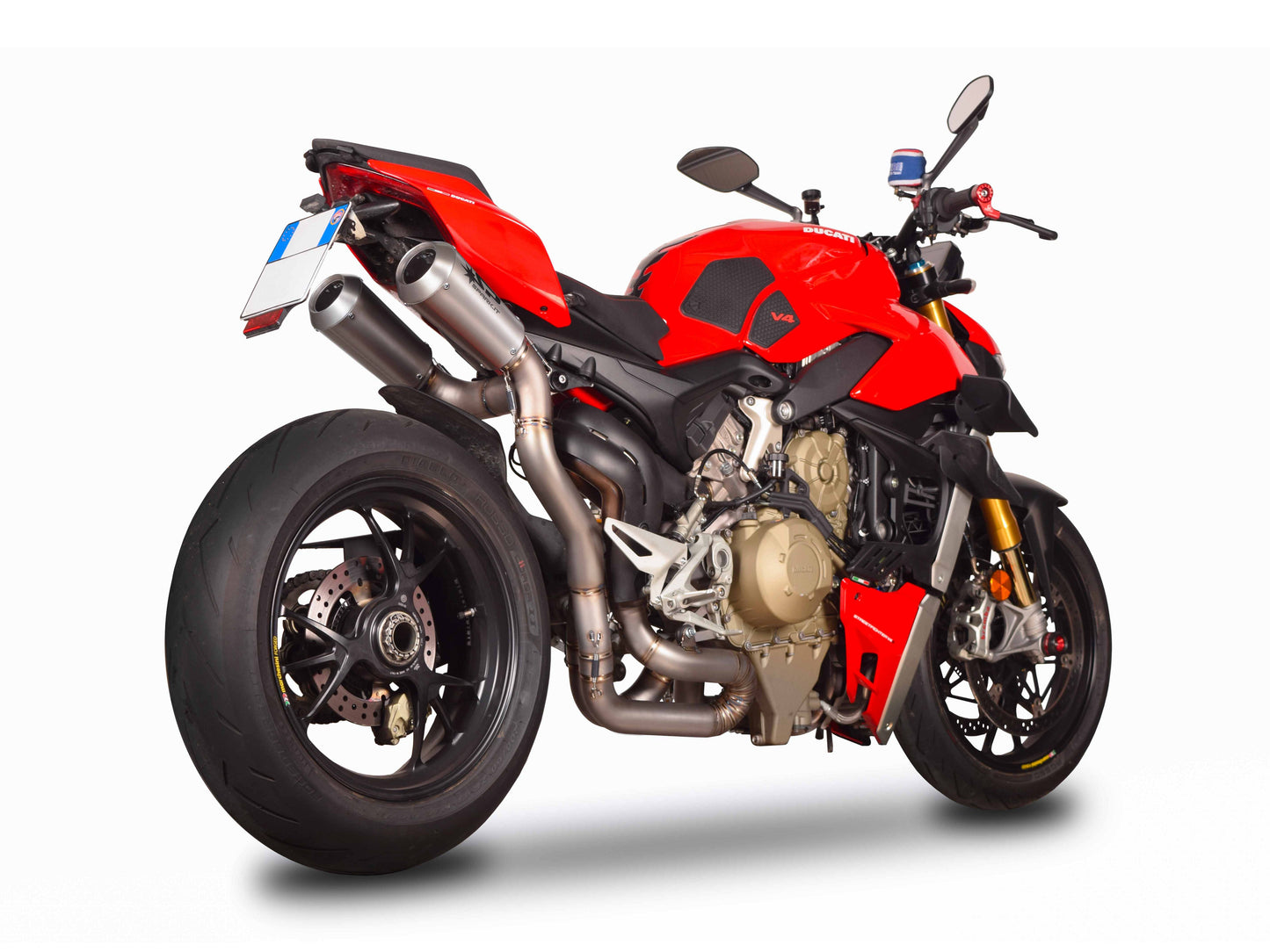 SPARK GDU8834 Ducati Streetfighter V4 (2020+) Titanium 3/4 Exhaust System "MOTO GP" (racing)