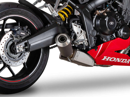 SPARK GHO8842 Honda CB650R / CBR650R (2019+) Titanium Full Exhaust System "Moto GP" (EU Homologated; low mount)