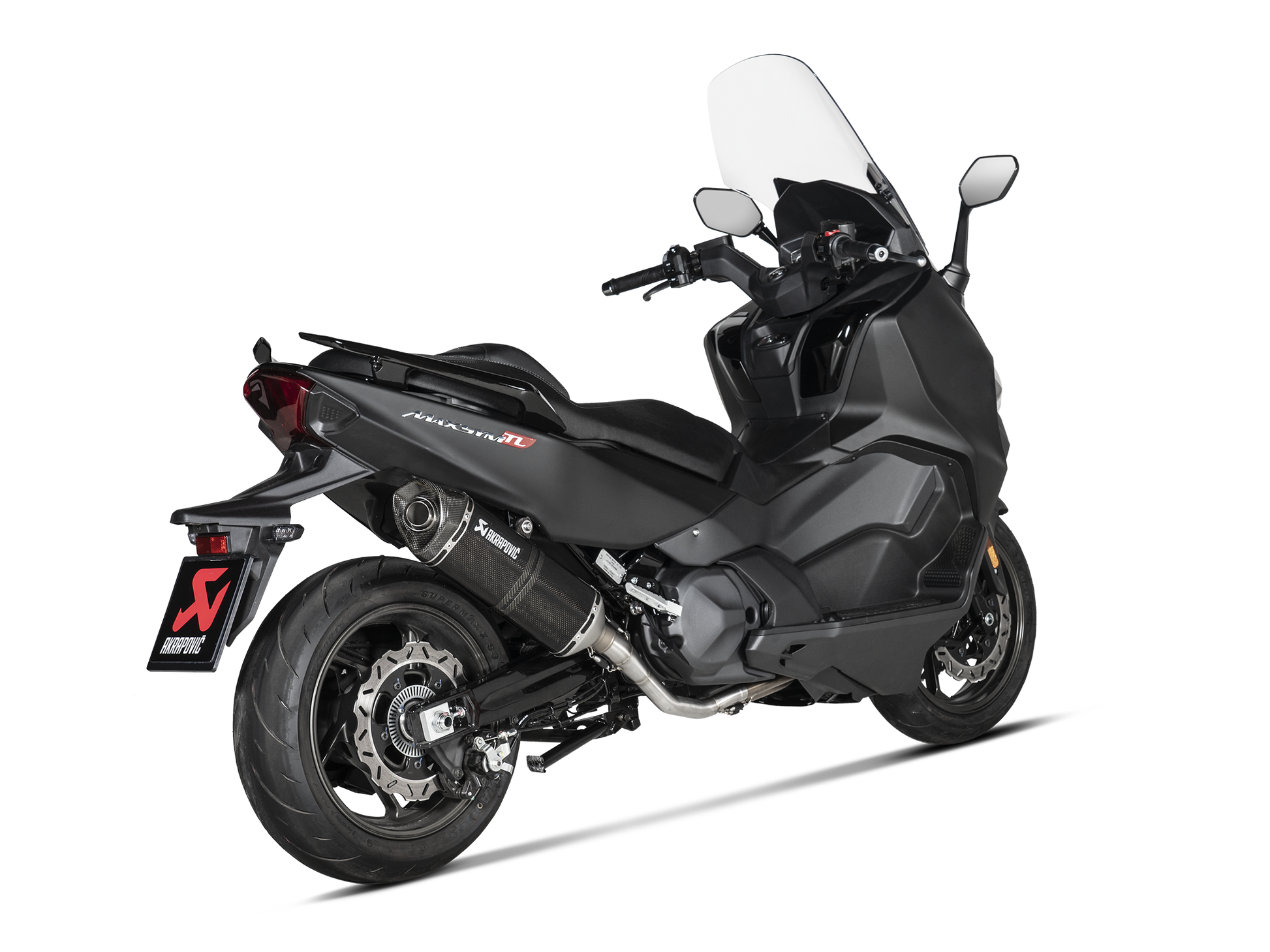 AKRAPOVIC S-SY5R1-RC SYM Maxsym TL (2020+) Exhaust System "Racing Line" (carbon) – Accessories in the 2WheelsHero Motorcycle Aftermarket Accessories and Parts Online Shop