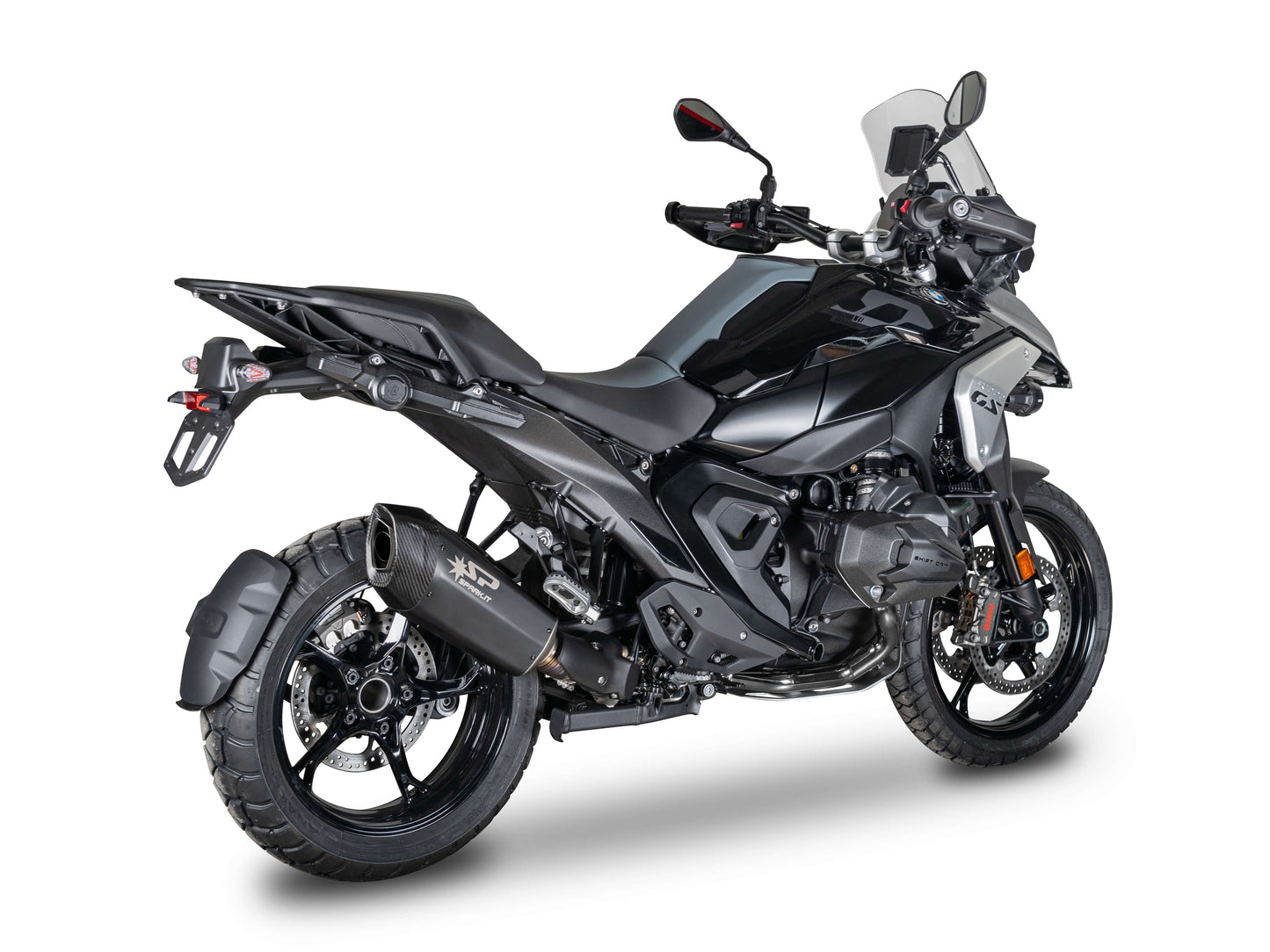 SPARK GBM0609 BMW R1300GS (2024+) Black Series Slip-on Exhaust "Fighter EVO" (EU Homologated)