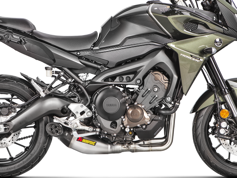 AKRAPOVIC S-Y9R8-HEGEHT Yamaha Tracer 900 / 900 GT / FJ-09 (2020+) Exhaust System "Racing Line" (titanium) – Accessories in the 2WheelsHero Motorcycle Aftermarket Accessories and Parts Online Shop