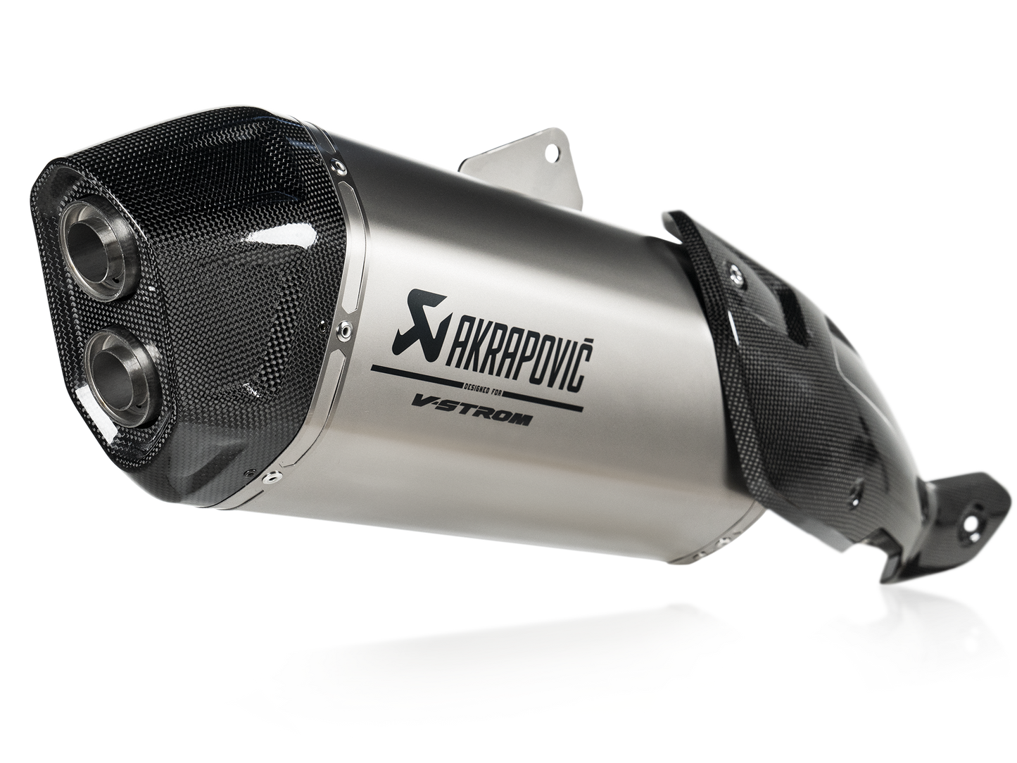 AKRAPOVIC S-S8SO1-HAFT Suzuki V-Strom 800DE (2025+) Slip-on Exhaust (titanium) – Accessories in the 2WheelsHero Motorcycle Aftermarket Accessories and Parts Online Shop
