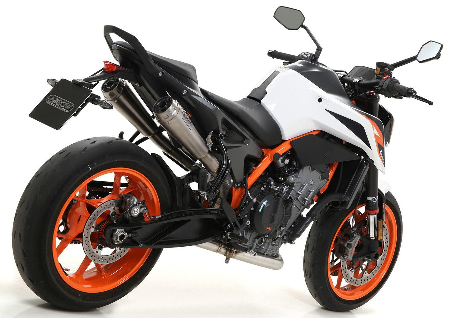 ARROW 71216PR KTM 890 Duke R (2020+) Titanium Slip-on Exhaust "Pro Race" (racing) – Accessories in the 2WheelsHero Motorcycle Aftermarket Accessories and Parts Online Shop