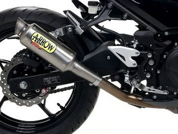 ARROW 71541GP Kawasaki Ninja 400 (2018+) Titanium Slip-on Exhaust "GP2" – Accessories in the 2WheelsHero Motorcycle Aftermarket Accessories and Parts Online Shop