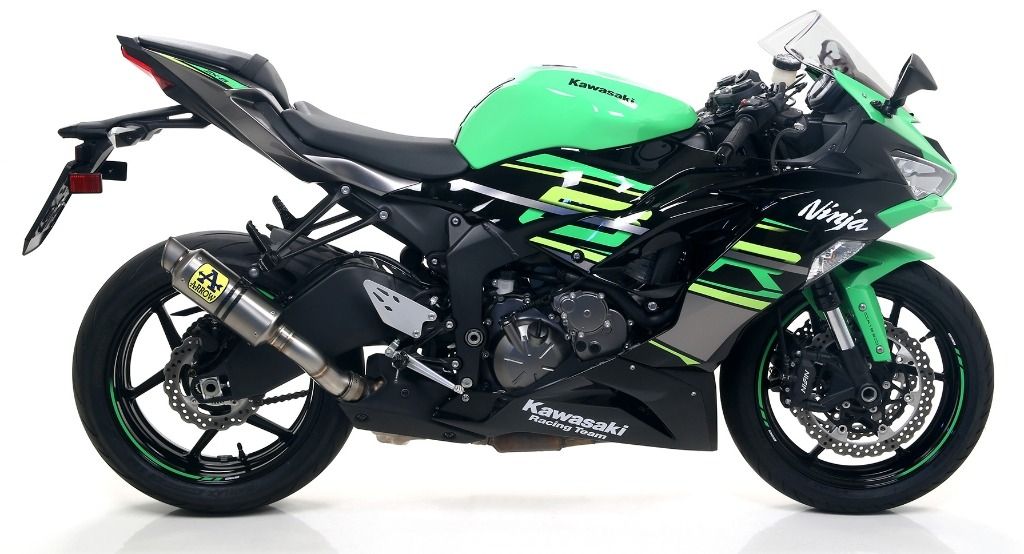 ARROW Kawasaki ZX6R 636 (2019+) Titanium Slip-on Exhaust – Factory