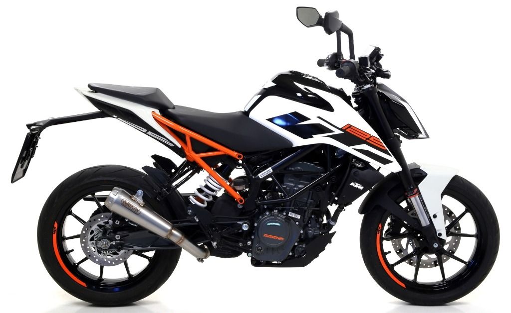 ARROW 71866PRI KTM 125 Duke (17/20) Steel Slip-on Exhaust "Pro Race" – Accessories in the 2WheelsHero Motorcycle Aftermarket Accessories and Parts Online Shop