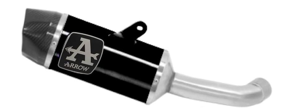 ARROW 72636AKN Husqvarna Svartpilen 125 / Vitpilen 125 (2021+) Dark Aluminum Slip-on Exhaust "Indy Race" – Accessories in the 2WheelsHero Motorcycle Aftermarket Accessories and Parts Online Shop