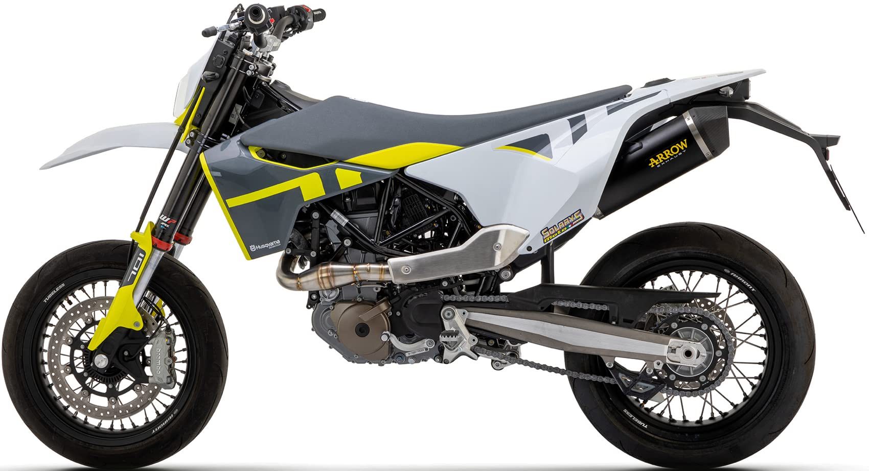 ARROW Husqvarna 701 Supermoto (2021+) Dark Slip-on Exhaust