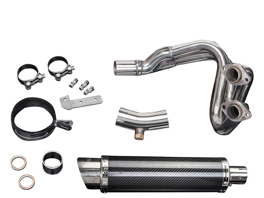DELKEVIC Kawasaki Ninja 650 (06/11) Full Exhaust System with DL10 14" Carbon Silencer