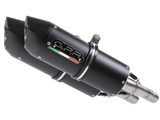 GPR Ducati Multistrada 620 Dual Slip-on Exhaust "Furore Nero" (EU homologated)
