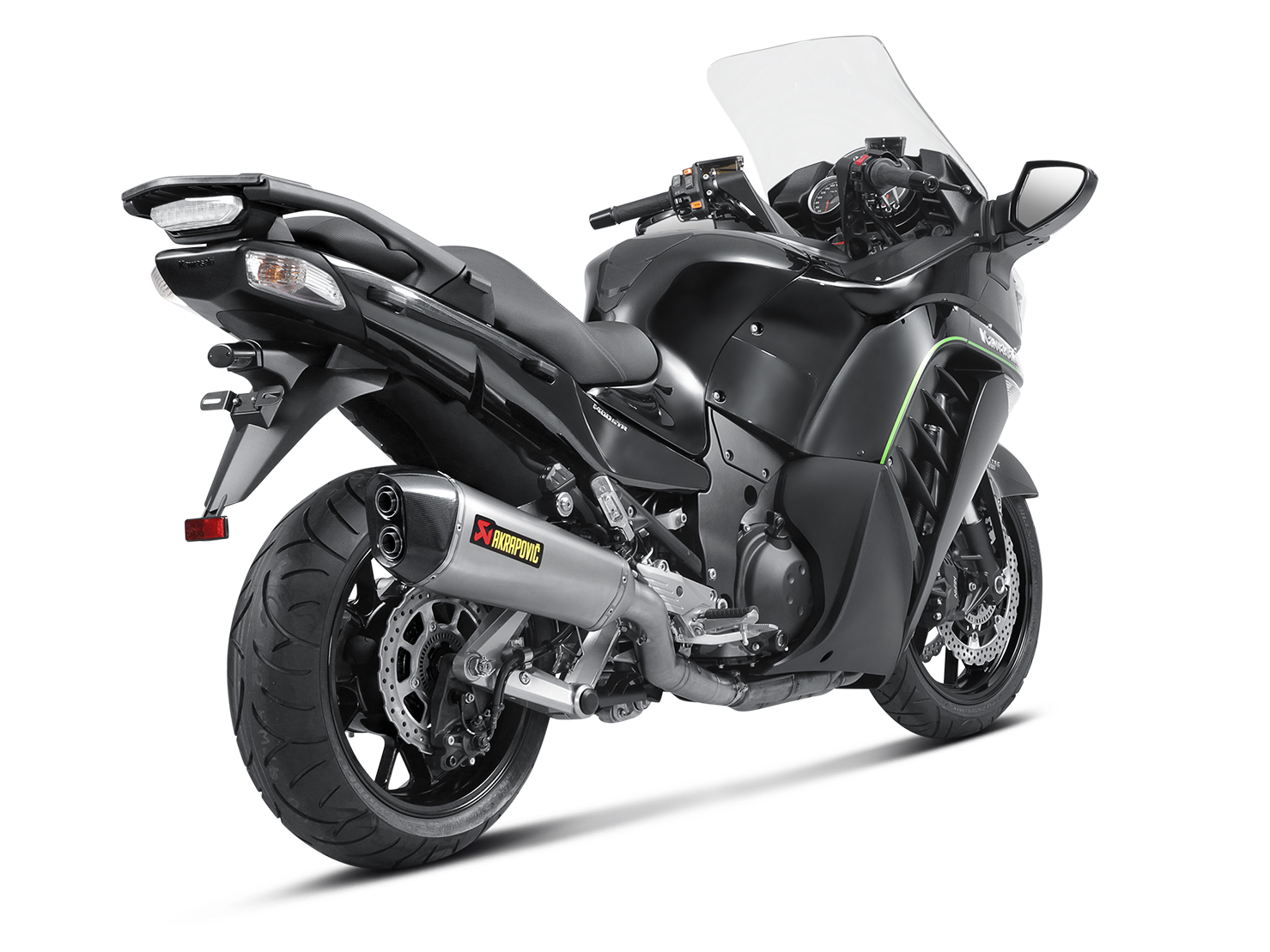 AKRAPOVIC S-K14SO5-HZAAT Kawasaki 1400 GTR / Concours 14 (2017+) Slip-on Exhaust (titanium) – Accessories in the 2WheelsHero Motorcycle Aftermarket Accessories and Parts Online Shop