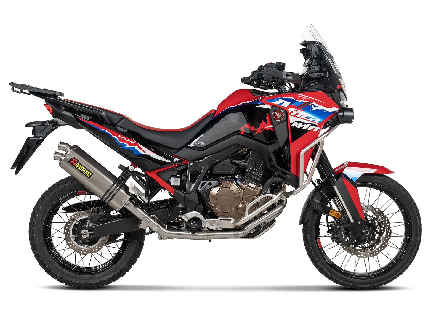 AKRAPOVIC S-H11R4-WT Honda CRF1100L Africa Twin Adventure Sports (2025+) Exhaust System "Racing Line" (titanium) – Accessories in the 2WheelsHero Motorcycle Aftermarket Accessories and Parts Online Shop