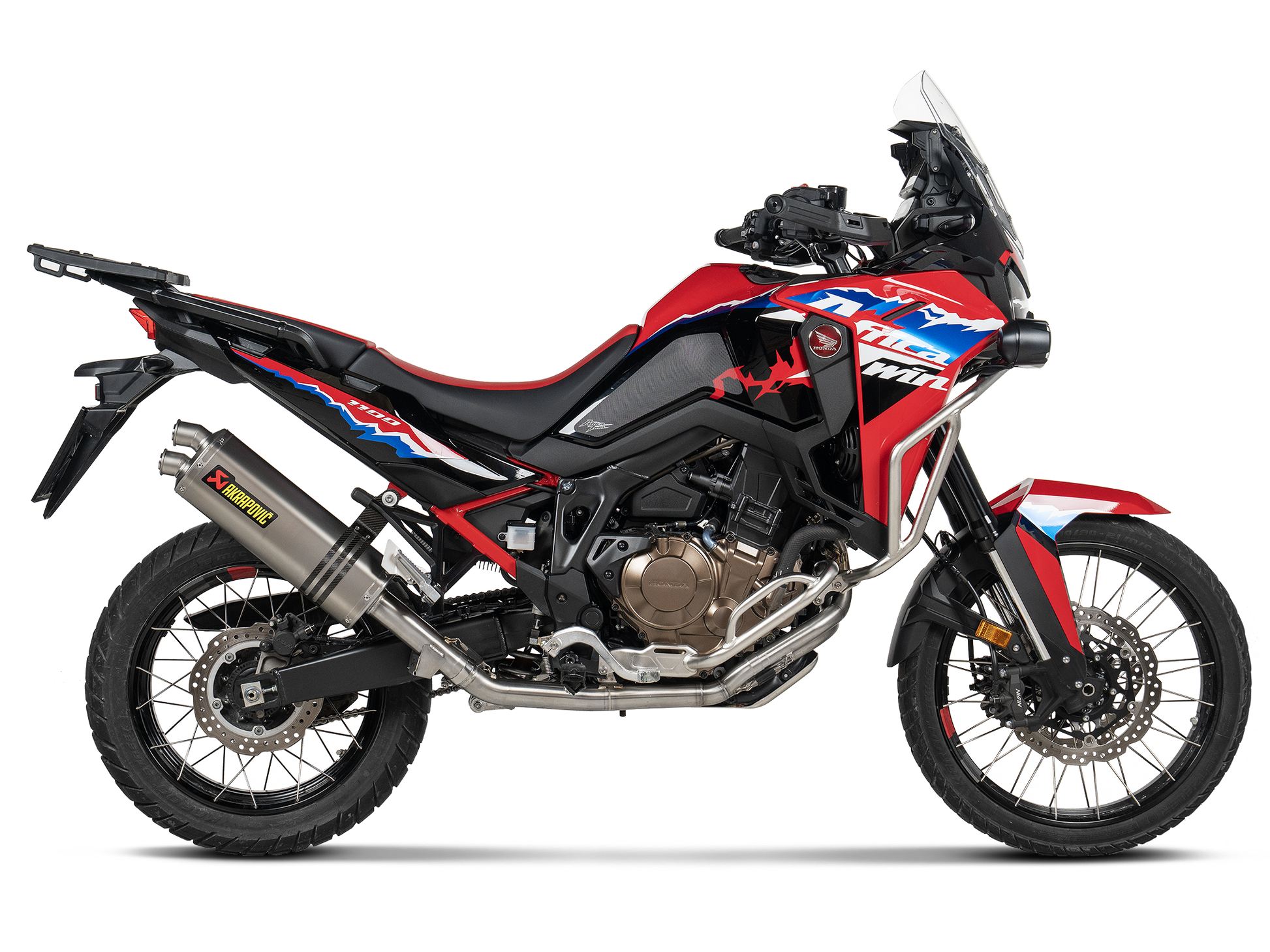 AKRAPOVIC S-H11R4-WT Honda CRF1100L Africa Twin Adventure Sports (2025+) Exhaust System "Racing Line" (titanium) – Accessories in the 2WheelsHero Motorcycle Aftermarket Accessories and Parts Online Shop