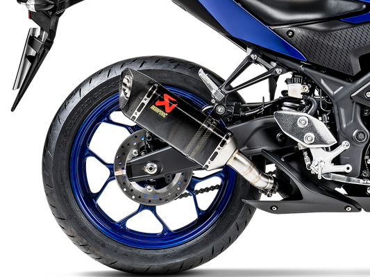 AKRAPOVIC S-Y2SO16-HAPC/1 Yamaha YZF-R3 (2021+) Slip-On Exhaust (carbon) – Accessories in the 2WheelsHero Motorcycle Aftermarket Accessories and Parts Online Shop