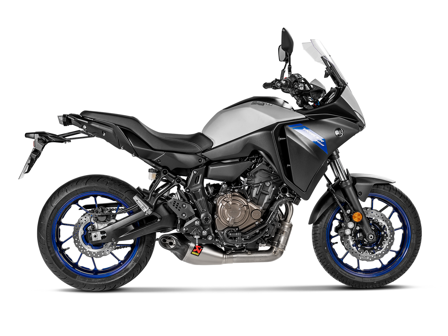 AKRAPOVIC S-Y7R8-HEGEHT/1 Yamaha Tracer 7 / GT (2024+) Exhaust System "Racing Line" (titanium) – Accessories in the 2WheelsHero Motorcycle Aftermarket Accessories and Parts Online Shop