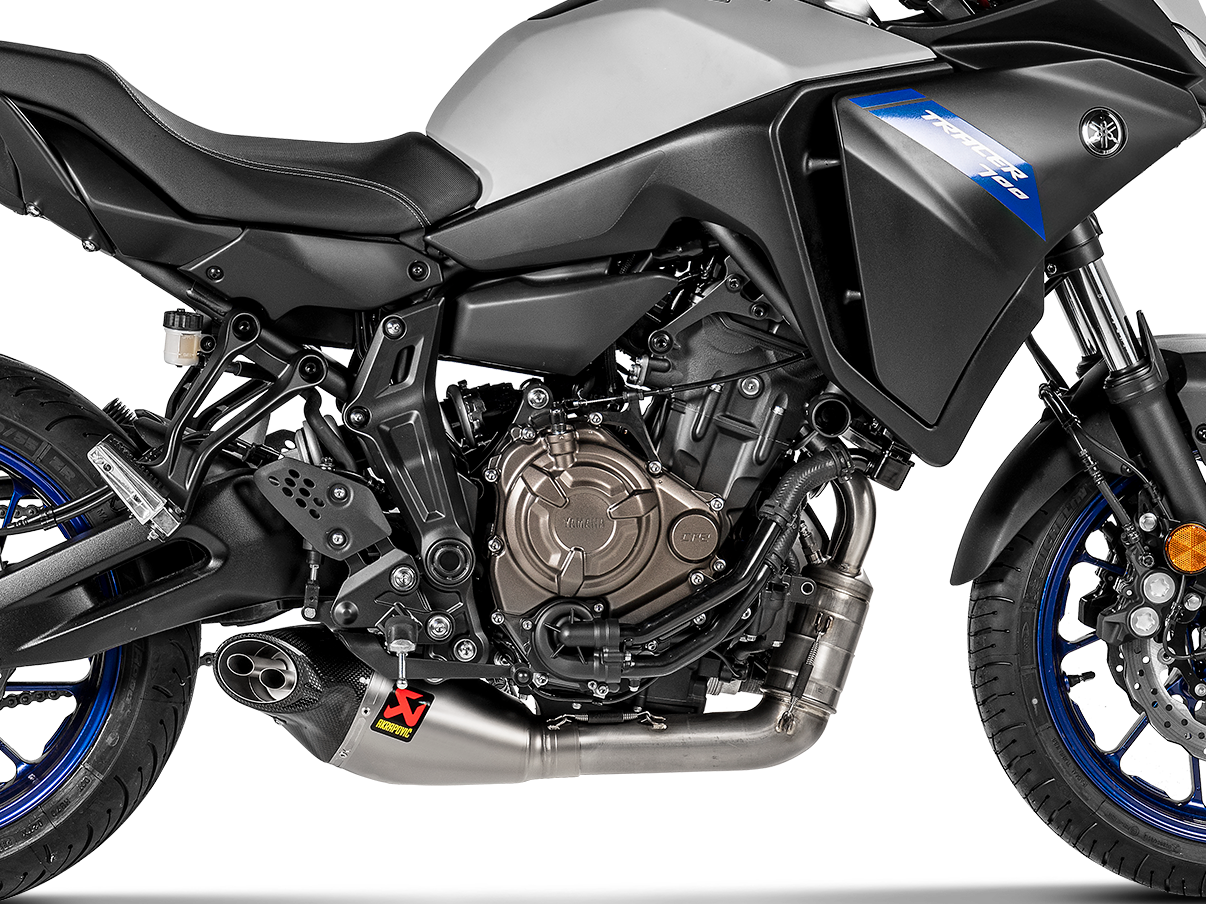 AKRAPOVIC S-Y7R8-HEGEHT/1 Yamaha Tracer 7 / GT (2024+) Exhaust System "Racing Line" (titanium) – Accessories in the 2WheelsHero Motorcycle Aftermarket Accessories and Parts Online Shop