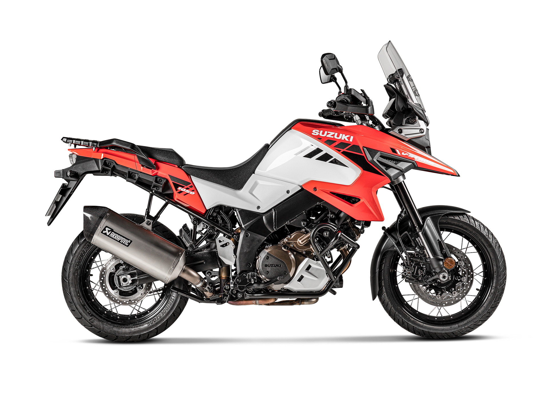 AKRAPOVIC S-S10SO18-HAFT Suzuki V-STROM 1050 (2025+) Slip-On Exhaust (titanium) – Accessories in the 2WheelsHero Motorcycle Aftermarket Accessories and Parts Online Shop