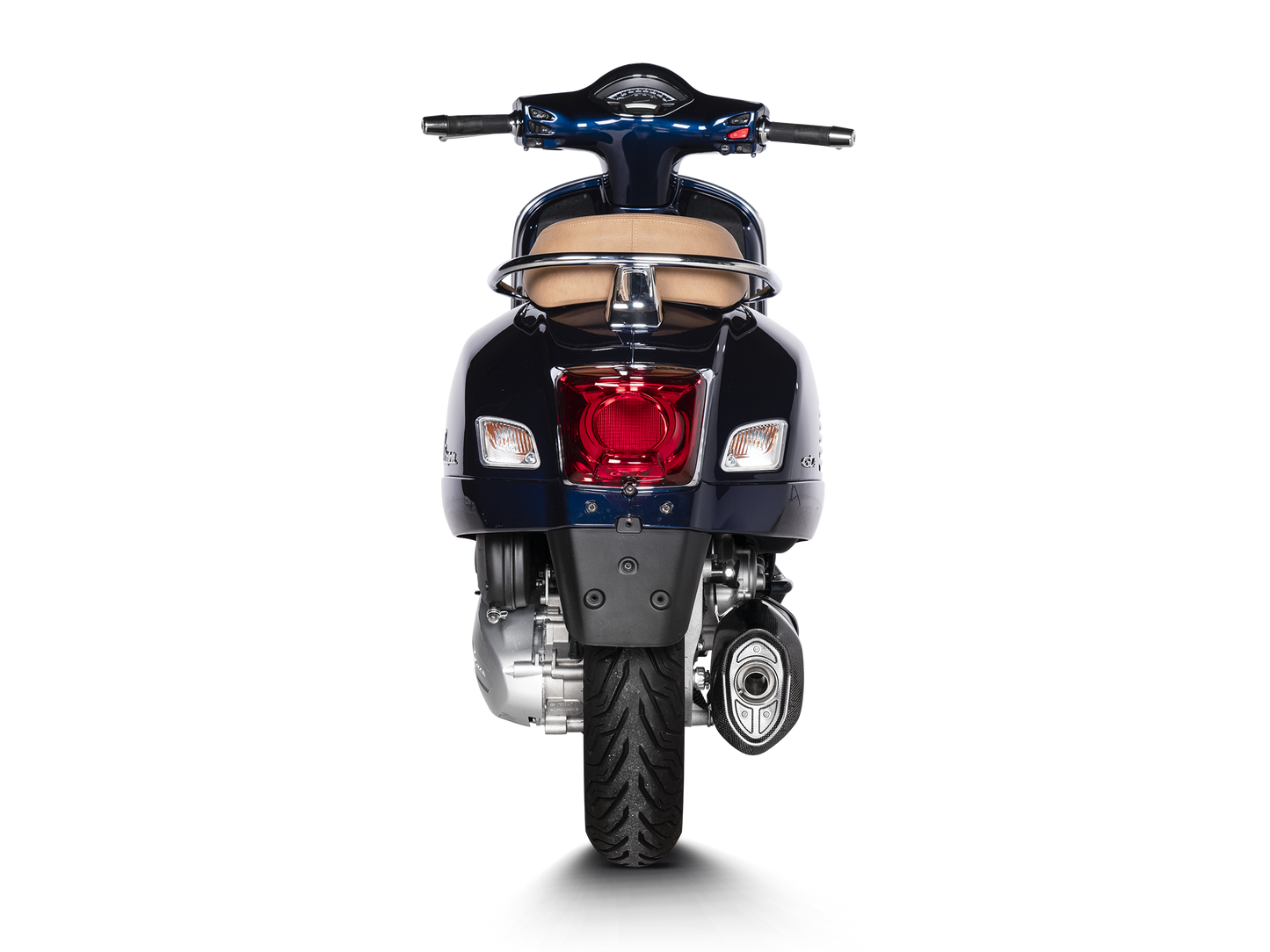 AKRAPOVIC S-VE3SO10-HZDFBL Vespa GTS Super 300 / Sei Giorni / Tech (2021+) Slip-On Exhaust (SS) – Accessories in the 2WheelsHero Motorcycle Aftermarket Accessories and Parts Online Shop