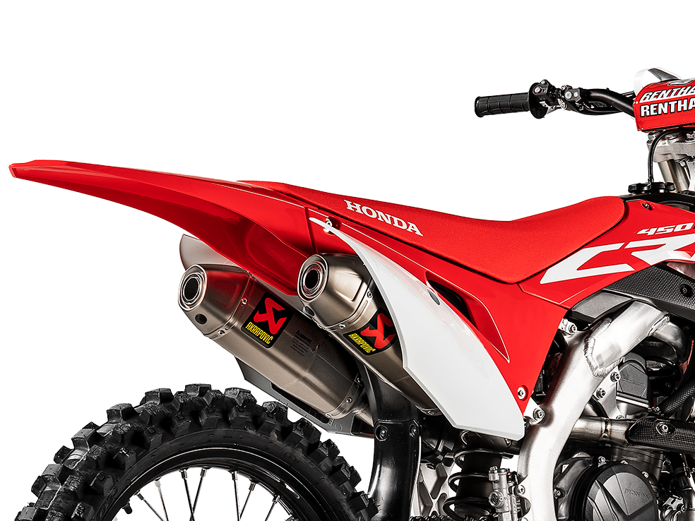 AKRAPOVIC S-H4MR16-CIQTA Honda CRF450R / 450RX (2020+) Exhaust System "Racing Line"(titanium) – Accessories in the 2WheelsHero Motorcycle Aftermarket Accessories and Parts Online Shop