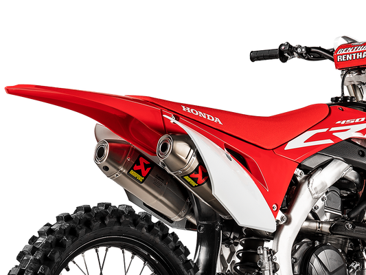 AKRAPOVIC S-H4MR16-CIQTA Honda CRF450R / 450RX (2020+) Exhaust System "Racing Line"(titanium) – Accessories in the 2WheelsHero Motorcycle Aftermarket Accessories and Parts Online Shop
