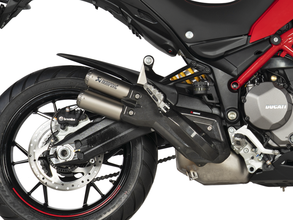 AKRAPOVIC S-D9SO18-HIFFT Ducati Multistrada 950 / V2 (19/24) Slip-on Exhaust (titanium) – Accessories in the 2WheelsHero Motorcycle Aftermarket Accessories and Parts Online Shop