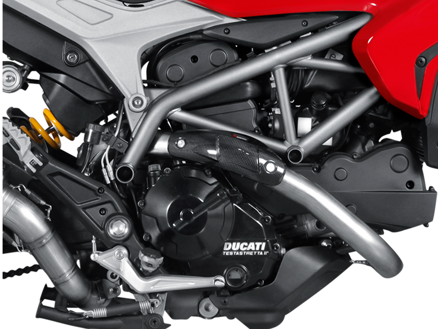 AKRAPOVIC P-HSD8E2 Ducati Hypermotard / Hyperstrada (2018+) Heat Shield (carbon) – Accessories in the 2WheelsHero Motorcycle Aftermarket Accessories and Parts Online Shop