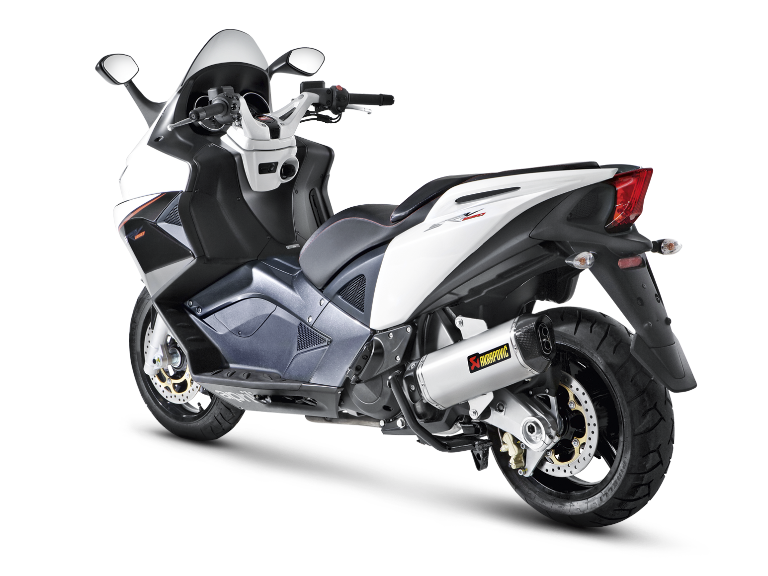 AKRAPOVIC S-A8SO2-HWSS Aprilia SRV 850 (2016+) Slip-on Exhaust SS – Accessories in the 2WheelsHero Motorcycle Aftermarket Accessories and Parts Online Shop