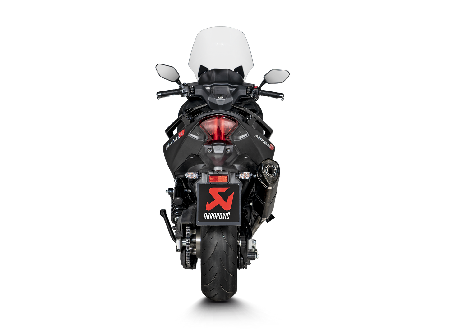 AKRAPOVIC S-SY5R1-RC Sym Maxsym TL (2020+) Exhaust System "Racing Line" (carbon) – Accessories in the 2WheelsHero Motorcycle Aftermarket Accessories and Parts Online Shop