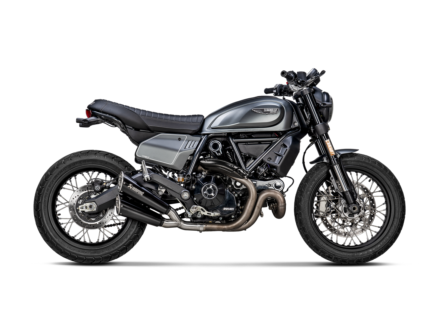 AKRAPOVIC S-D8SO6-ISSSBL Ducati Scrambler 800 (2022+) Slip-on Exhaust (SS) – Accessories in the 2WheelsHero Motorcycle Aftermarket Accessories and Parts Online Shop