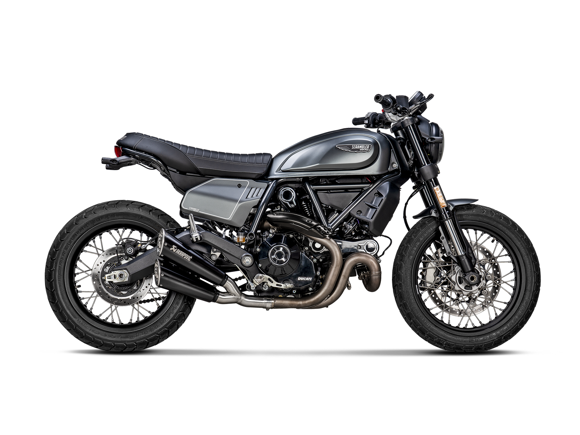 AKRAPOVIC S-D8SO6-ISSSBL Ducati Scrambler 800 (2022+) Slip-on Exhaust (SS) – Accessories in the 2WheelsHero Motorcycle Aftermarket Accessories and Parts Online Shop