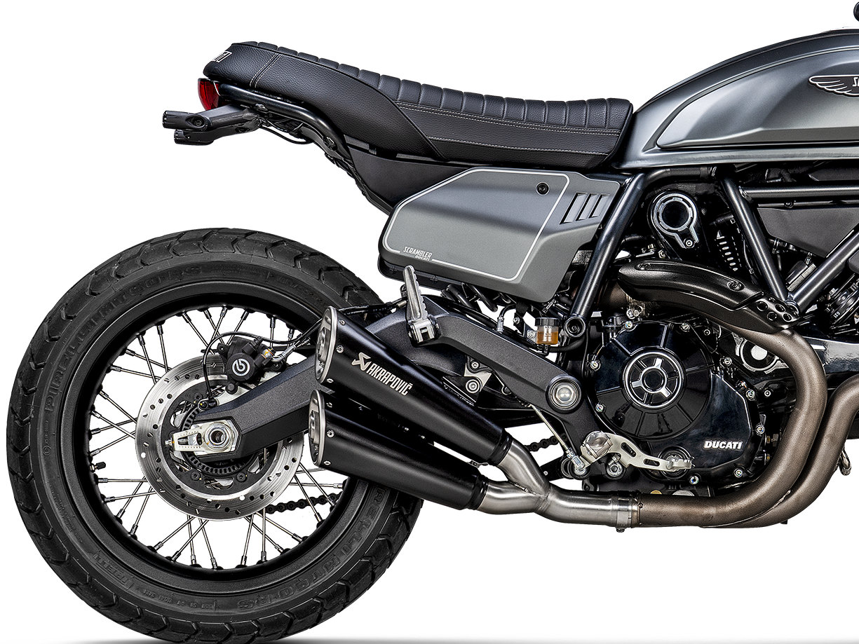 AKRAPOVIC S-D8SO6-ISSSBL Ducati Scrambler 800 (2022+) Slip-on Exhaust (SS) – Accessories in the 2WheelsHero Motorcycle Aftermarket Accessories and Parts Online Shop