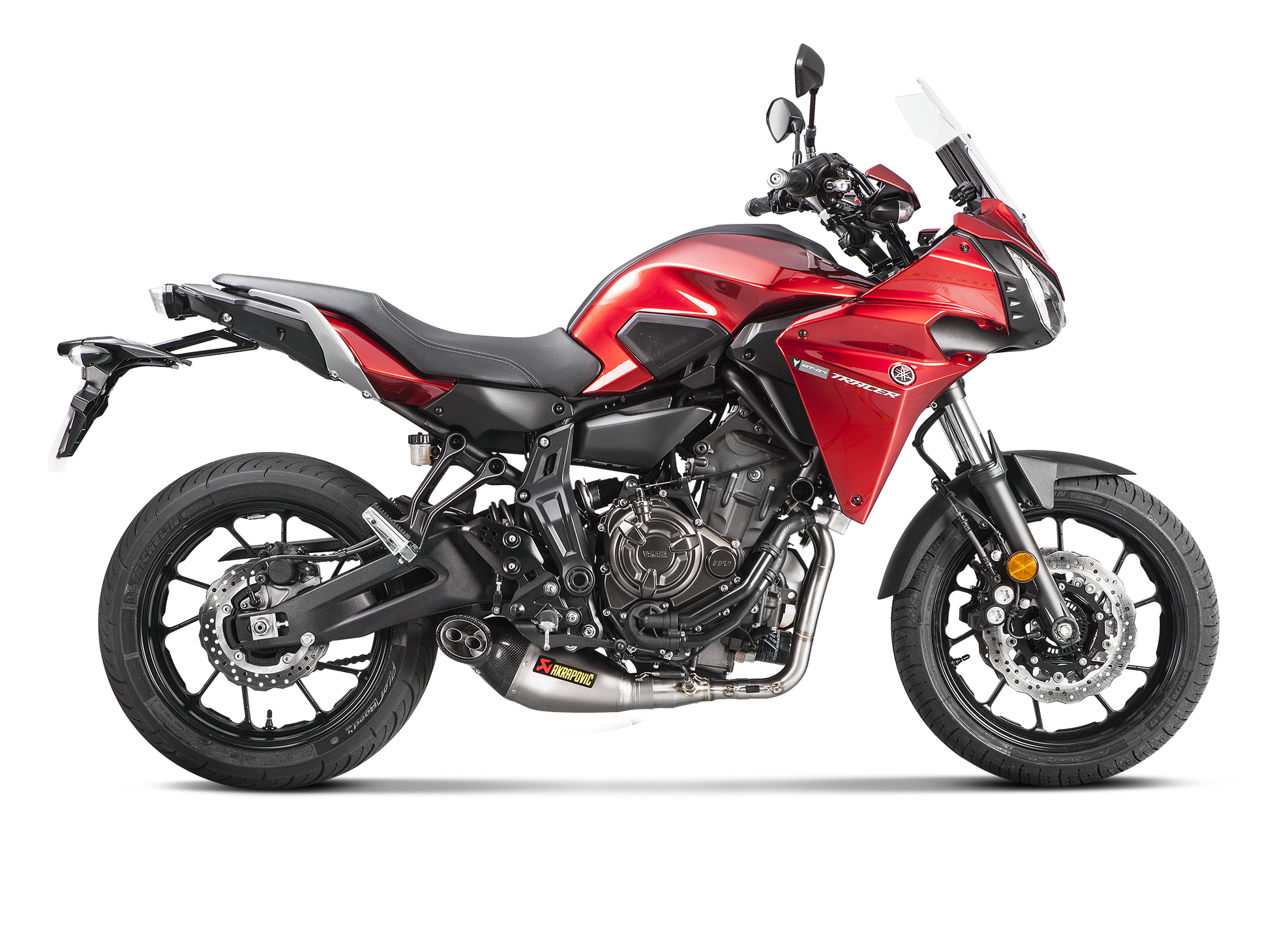 AKRAPOVIC S-Y7R5-HEGEH Yamaha Tracer 700 / GT / XSR700 Exhaust System "Racing Line" (titanium) – Accessories in the 2WheelsHero Motorcycle Aftermarket Accessories and Parts Online Shop