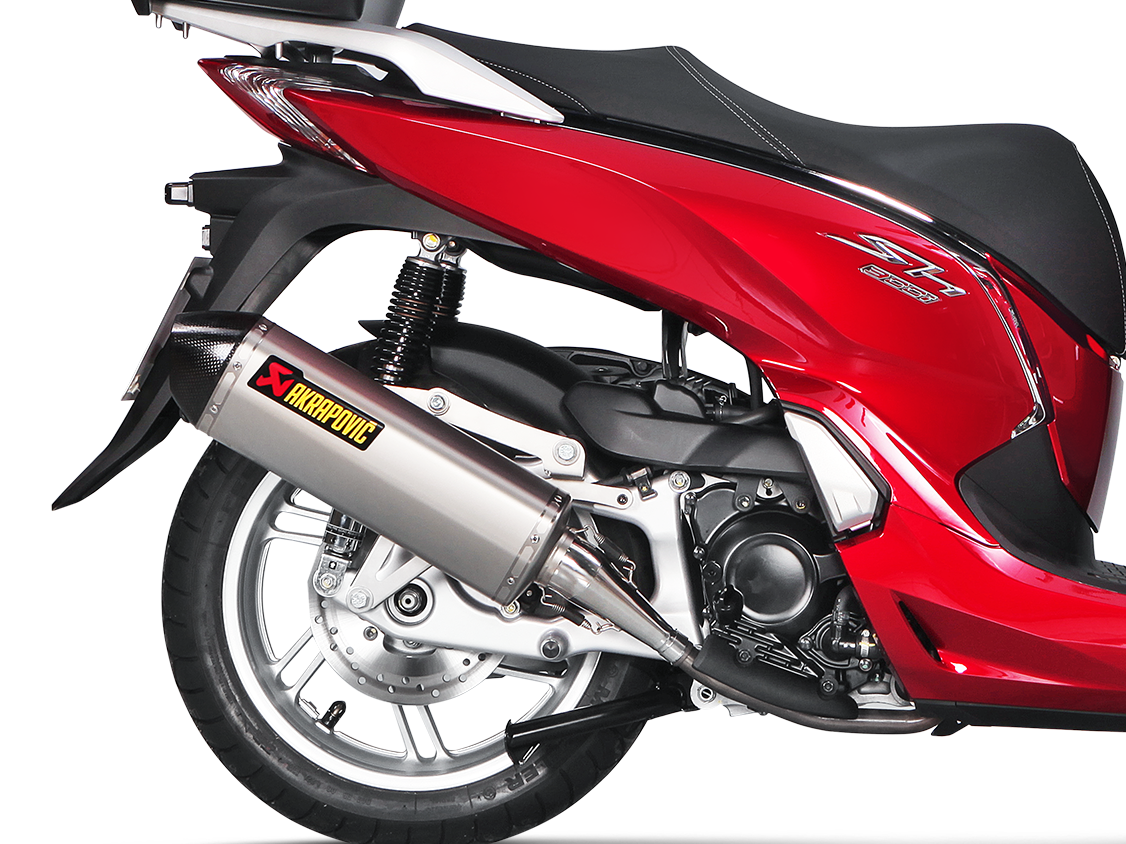 AKRAPOVIC S-H3SO4-HRSS Honda SH300i (2020+) Slip-on Exhaust SS – Accessories in the 2WheelsHero Motorcycle Aftermarket Accessories and Parts Online Shop