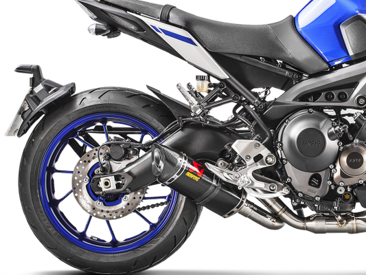 AKRAPOVIC S-Y9R2-AFC Yamaha MT-09 / FZ-09 (2020+) Exhaust System "Racing Line" (carbon) – Accessories in the 2WheelsHero Motorcycle Aftermarket Accessories and Parts Online Shop