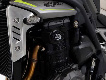 CP0532 - R&G RACING Triumph Speed Triple 1200 RS/RR Frame Crash Protection Sliders "Aero"